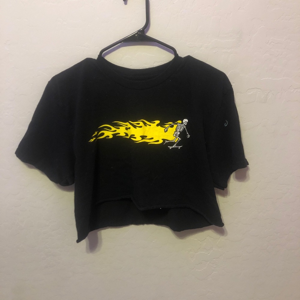 thrifted crop top